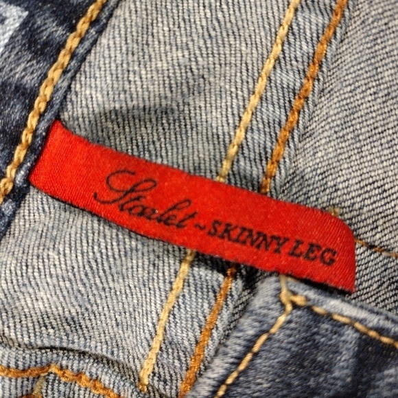 Guess Jeans Starlet skinny leg blue denim jeans - Picture 6 of 14